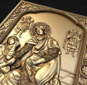 3D model The miraculous healing of the Virgin of Cassopitra (STL)